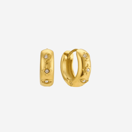 Starlit Earrings - Forgyldt - Khaai Studio